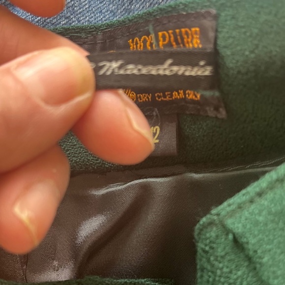 Vintage 80's Collectible Gold by Giorgio Sant’ Angelo Wool Trousers - Picture 7 of 9